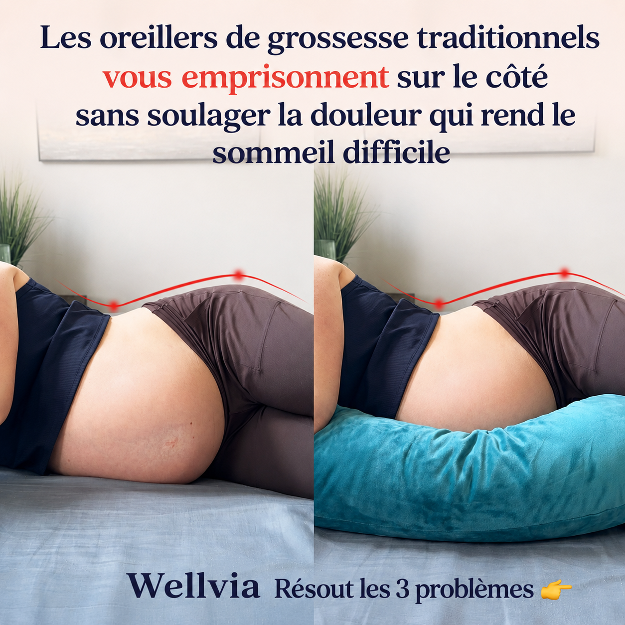 Coussin de grossesse Wellvia